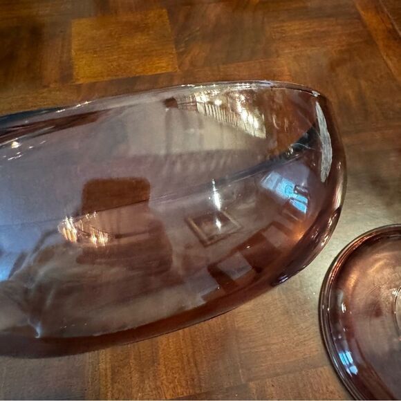 Pyrex Cranberry Casserole Glass Cookware Visions Vision - Picture 6 of 8